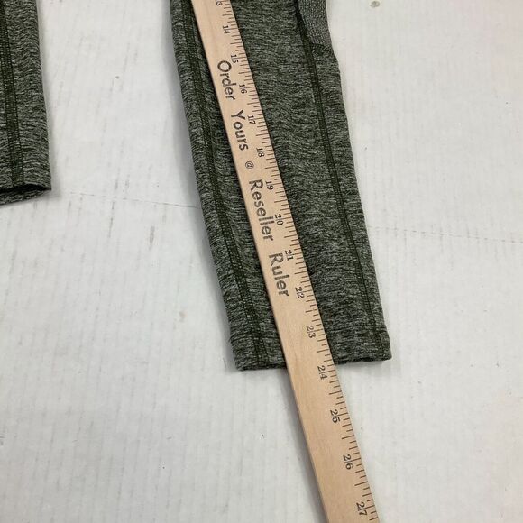 Victorias Secret Pink Cozy High Rise Leggings Green Pull On Side Pockets Size XS - Picture 7 of 12